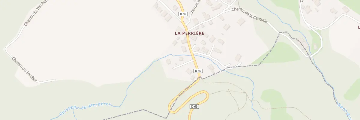 Plan du 3620 Che de la Perrière à Sainte-Hélène-sur-Isère