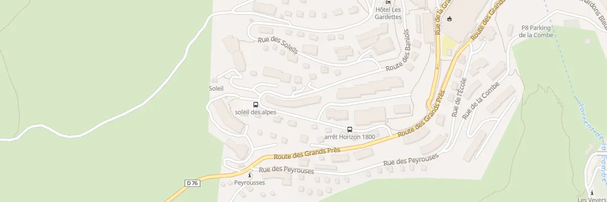 Plan du 230 Rue des Soleils à Orcières