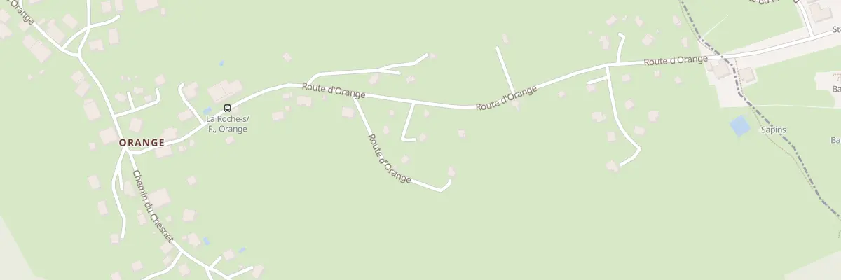 Plan du 3106 Rte d’Orange à La Roche-sur-Foron