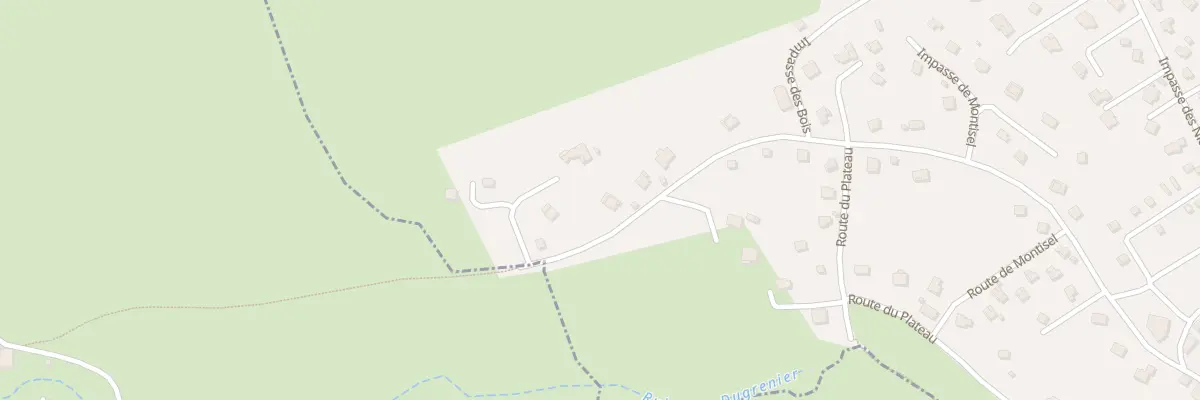 Plan du 220 Rte de sur les Gorges à Saint-Sixt