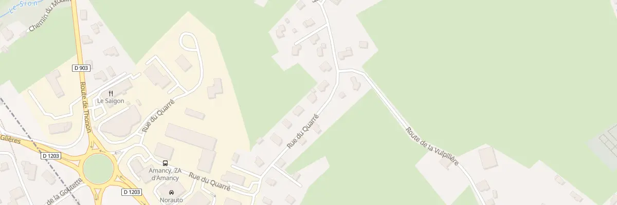 Plan du 164 Rue du Quarre à Amancy
