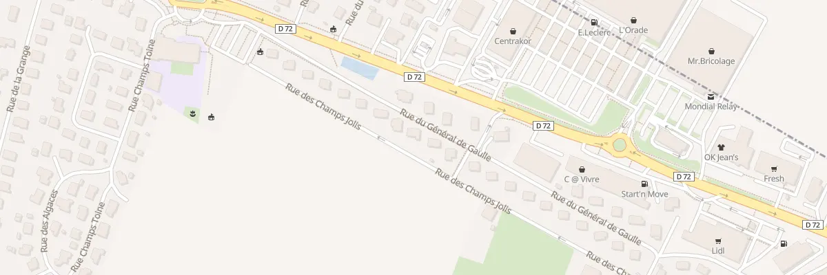 Plan du 20 Rue du Général de Gaulle à Houtaud