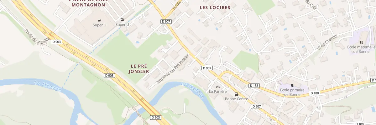 Plan du 319 Av du Leman à Bonne