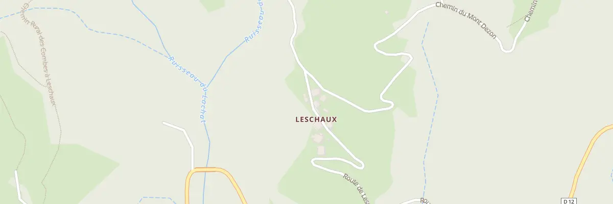 Plan du 581 Rte de Leschaux à Saint-Ferréol