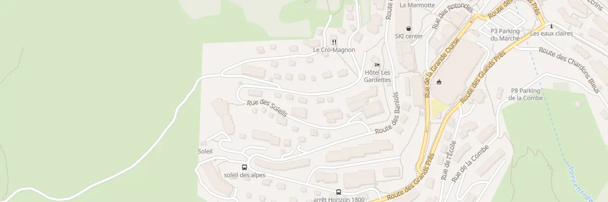 Plan du 810 Rue des Soleils à Orcières