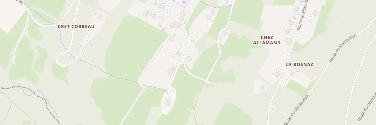 Plan du 1037 Rte des Tattes à Saint-Cergues
