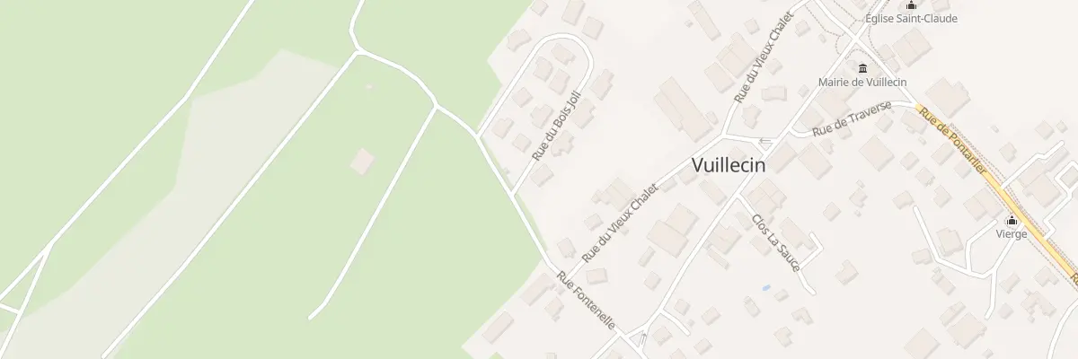Plan du 1 Rue du Bois Joli à Vuillecin