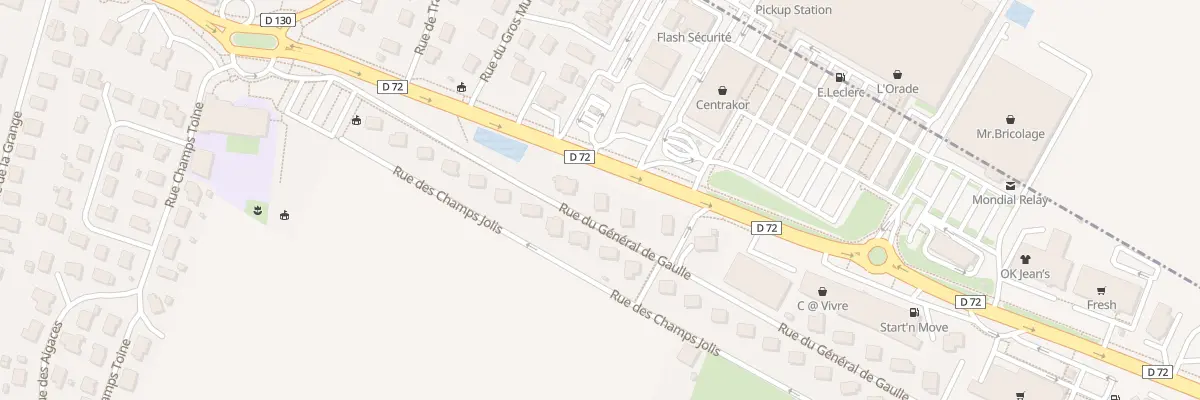 Plan du 3 Rue du Général de Gaulle à Houtaud