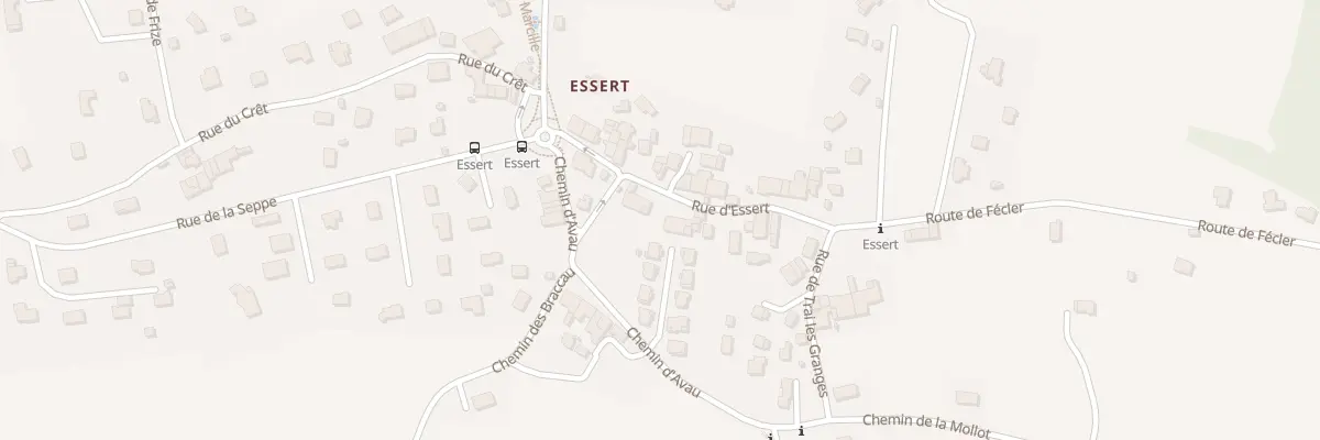 Plan du 14 Rue d’essert à Messery