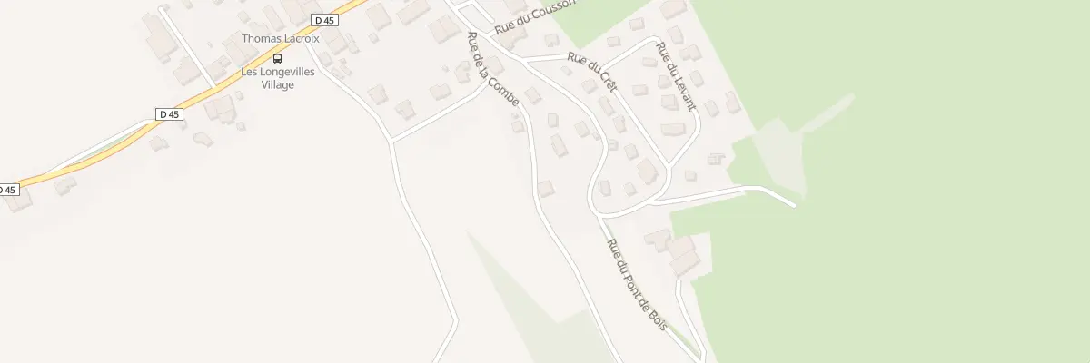 Plan du 9 Rue de la Combe à Longevilles-Mont-d’Or