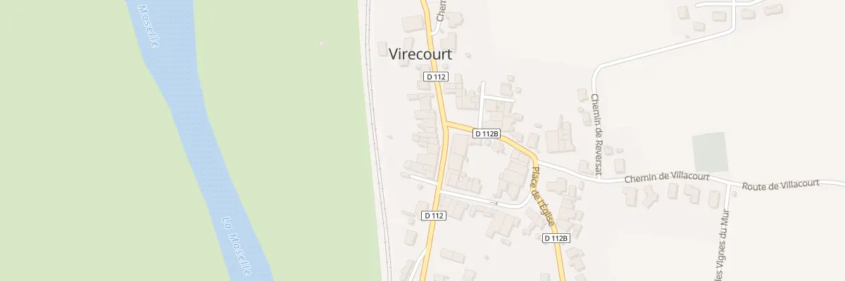 Plan du 15 Rue de la République à Virecourt