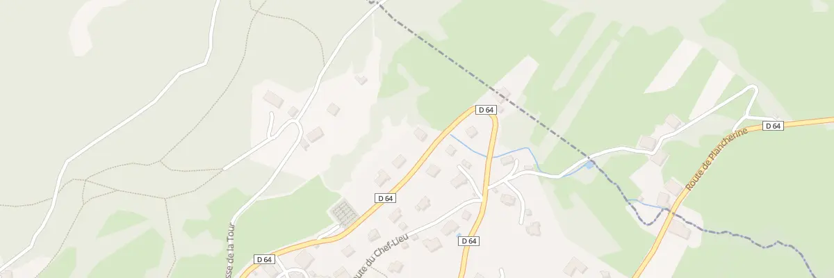 Plan du 1640 Rte de Plancherine à Plancherine