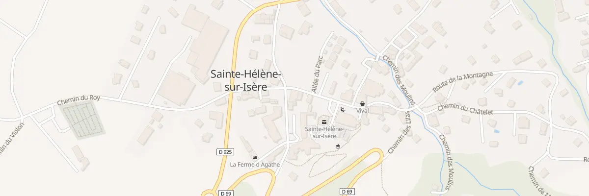 Plan du 8 Rue des Colonnes à Sainte-Hélène-sur-Isère