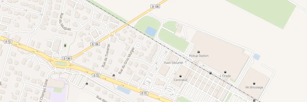 Plan du 9 Rue Croix Pariot à Houtaud