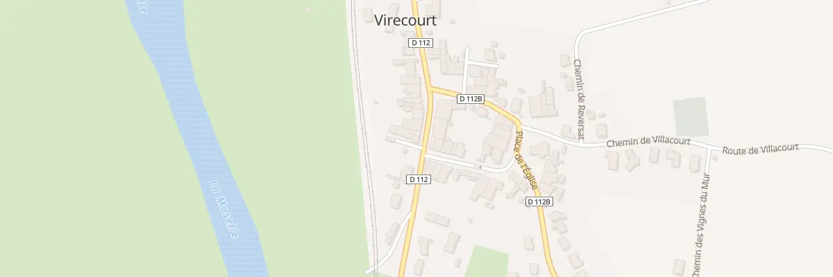 Plan du 21 Rue de la République à Virecourt