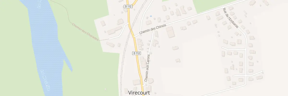 Plan du 8 Rue de la République à Virecourt