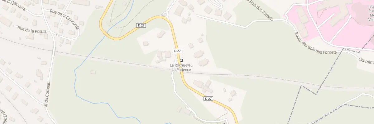 Plan du 901 Av de la Bénite Fontaine à La Roche-sur-Foron