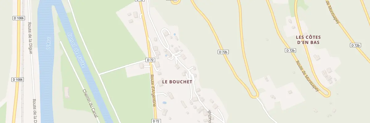 Plan du 6 Che du Bouchet à Val-d’Arc