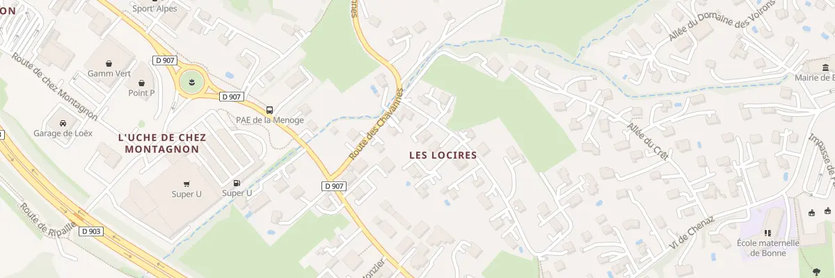 Plan du 56 Che des Locires à Bonne