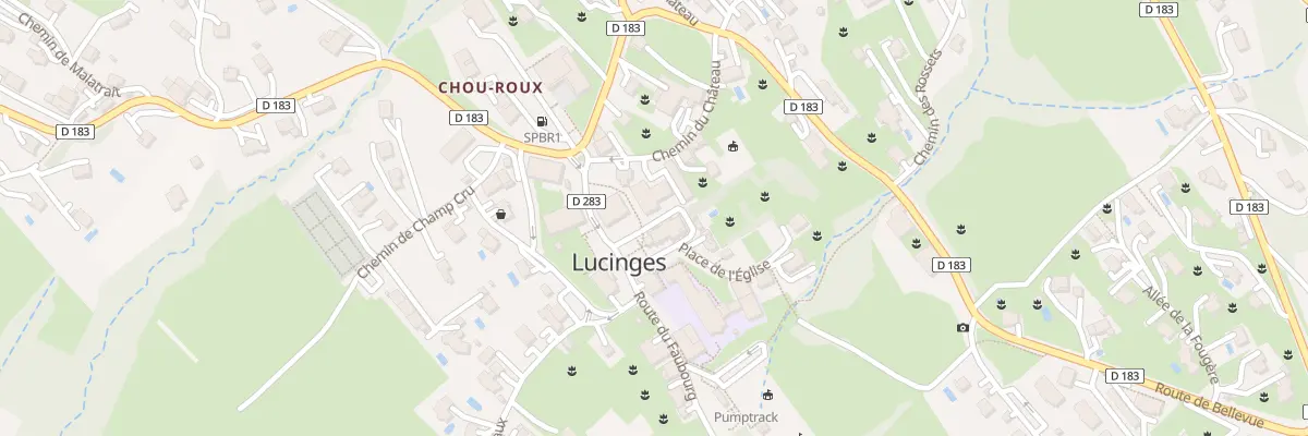 Plan du 42 Che du Château à Lucinges