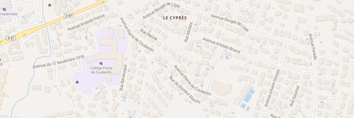 Plan du 14 Rue Racine au Luc