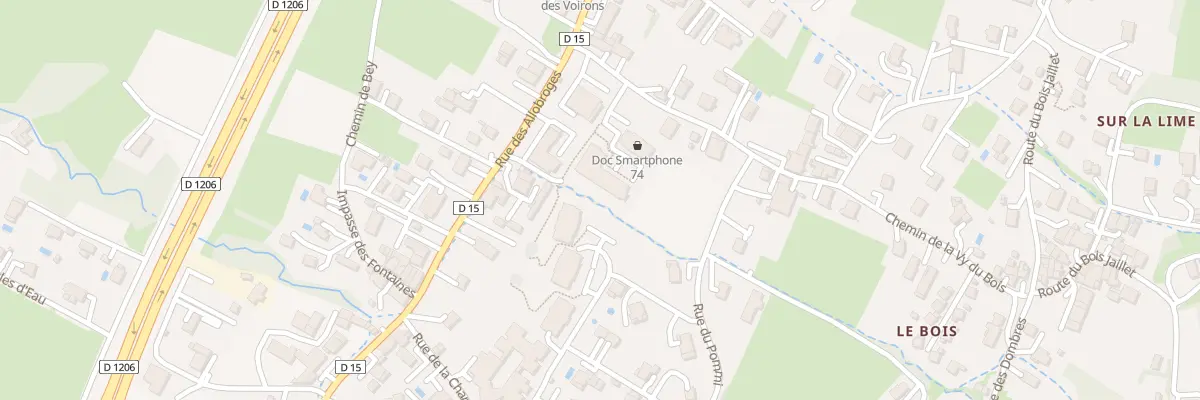 Plan du 86 Rue de l’Archet à Saint-Cergues