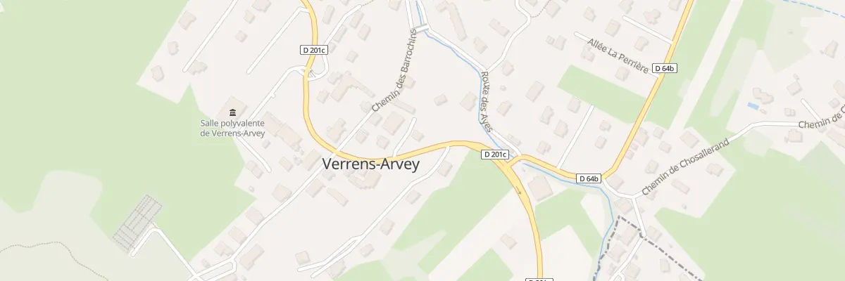 Plan du 5056 Verrens à Verrens-Arvey