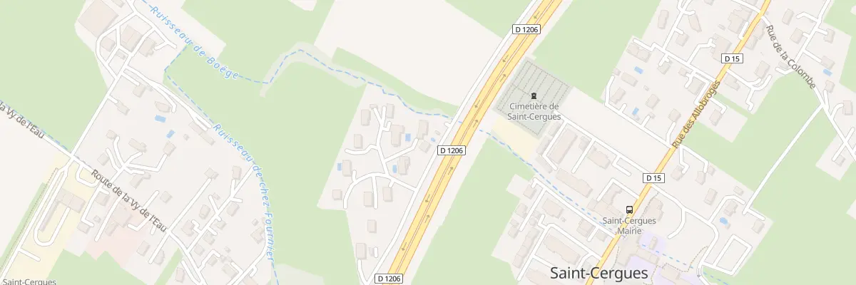 Plan du 662A Rte des Prés Courbes à Saint-Cergues