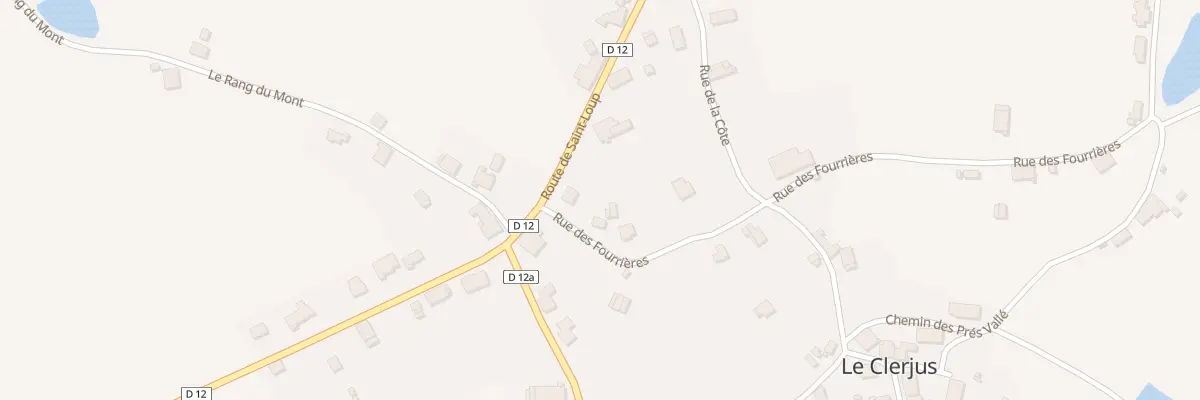 Plan du 3 Rue des Fourrières au Clerjus