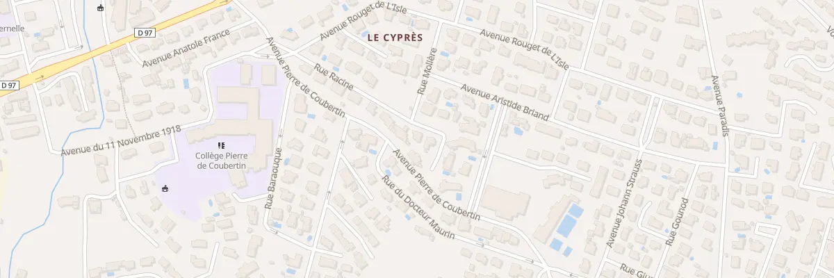 Plan du 16 Rue Racine au Luc