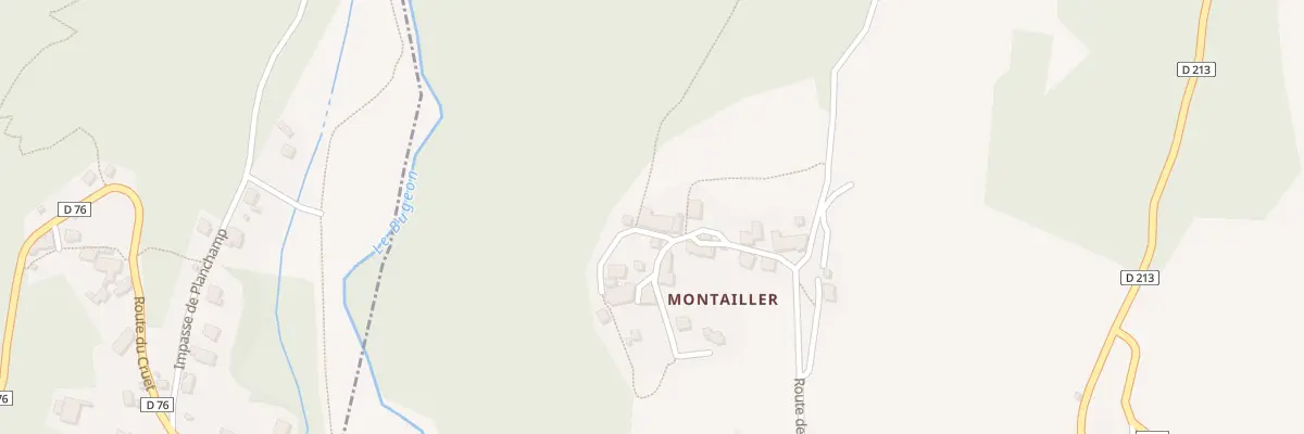 Plan du 5029 Montailler à Saint-Martin-sur-la-Chambre