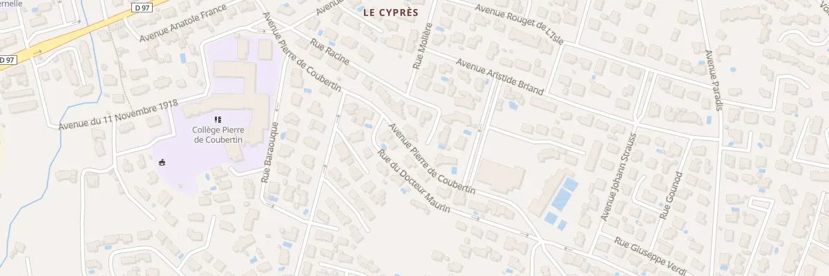 Plan du 20 Rue Racine au Luc