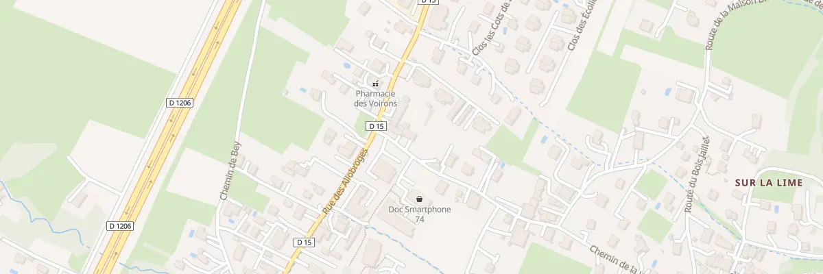 Plan du 33 Rue de l’Archet à Saint-Cergues