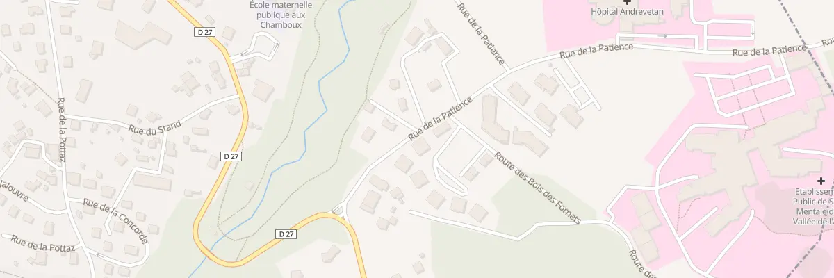 Plan du 20F Rte des Bois des Fornets à La Roche-sur-Foron