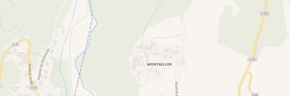 Plan du 5030 Montailler à Saint-Martin-sur-la-Chambre