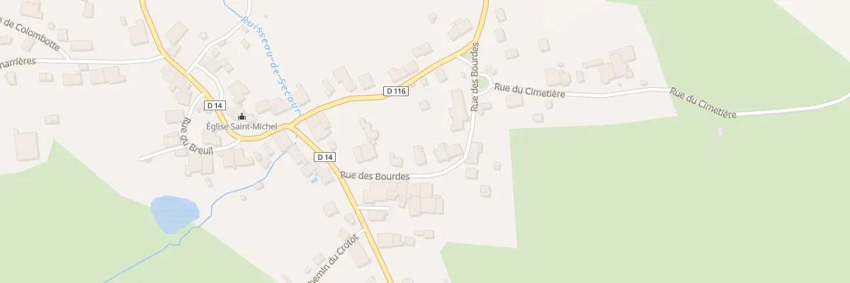 Plan du 7 Rue des Bourdes à Velleminfroy