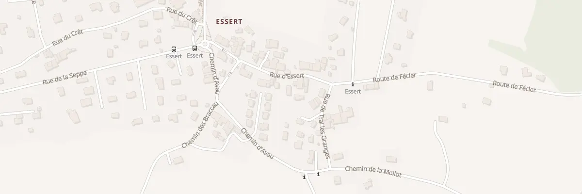 Plan du 18 Rue d’essert à Messery