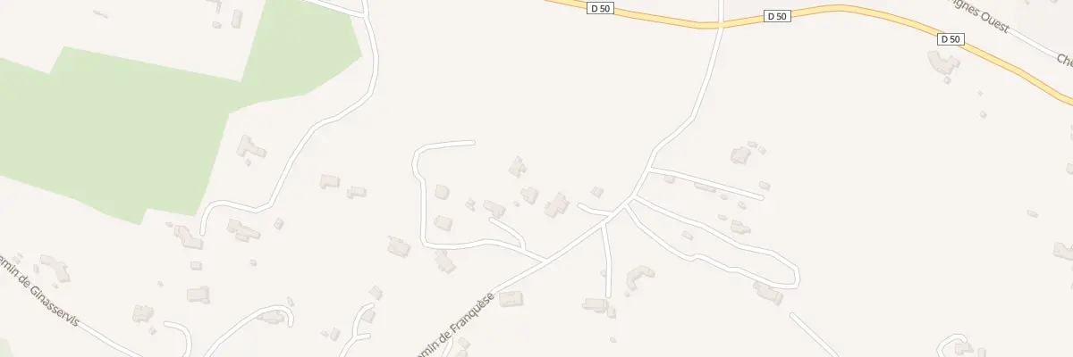Plan du 306 Chem de Franquese à Lorgues