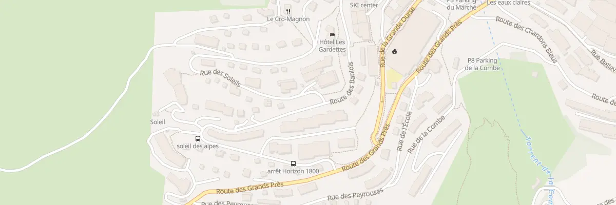 Plan du 5502 Merlette à Orcières