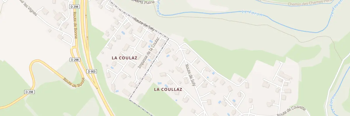 Plan du 1349 Rte de Soly à Fillinges