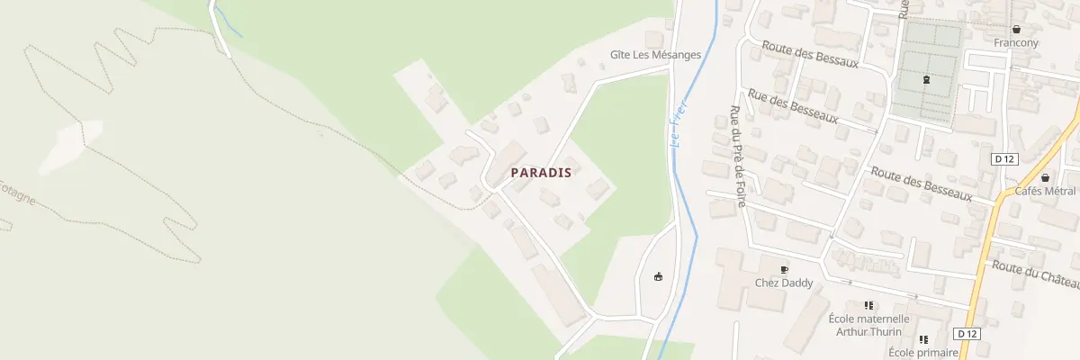Plan du 18 Che du Paradis à Thônes