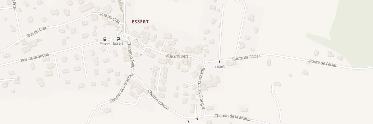 Plan du 20 Rue d’essert à Messery