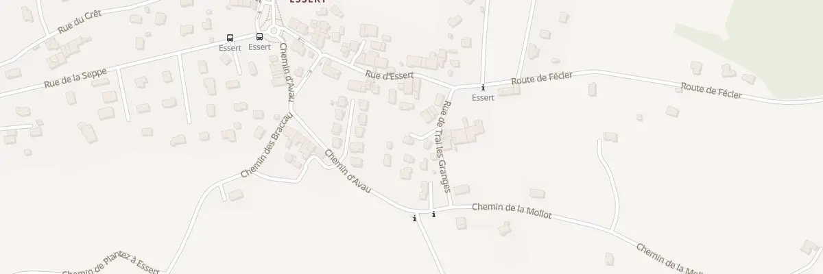 Plan du 6 Rue de trai les granges à Messery