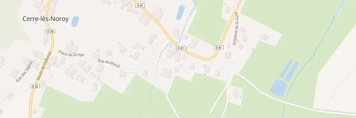 Plan du 3B Rte d’Autrey à Cerre-lès-Noroy