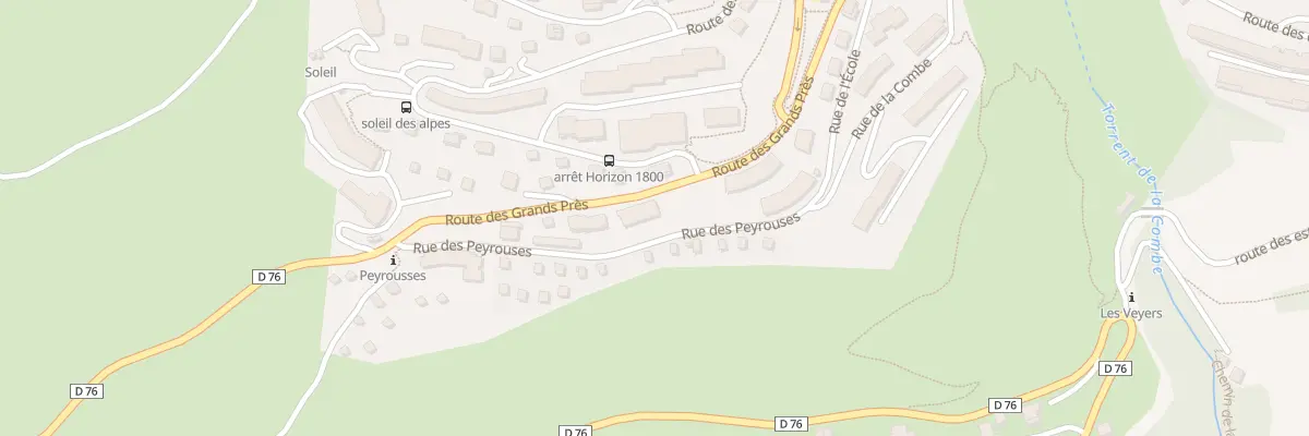 Plan du 238 Rue des Grands Prés à Orcières
