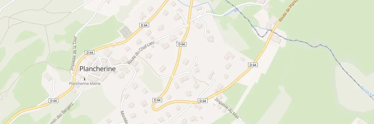 Plan du 41 Imp de la Plantaz à Plancherine