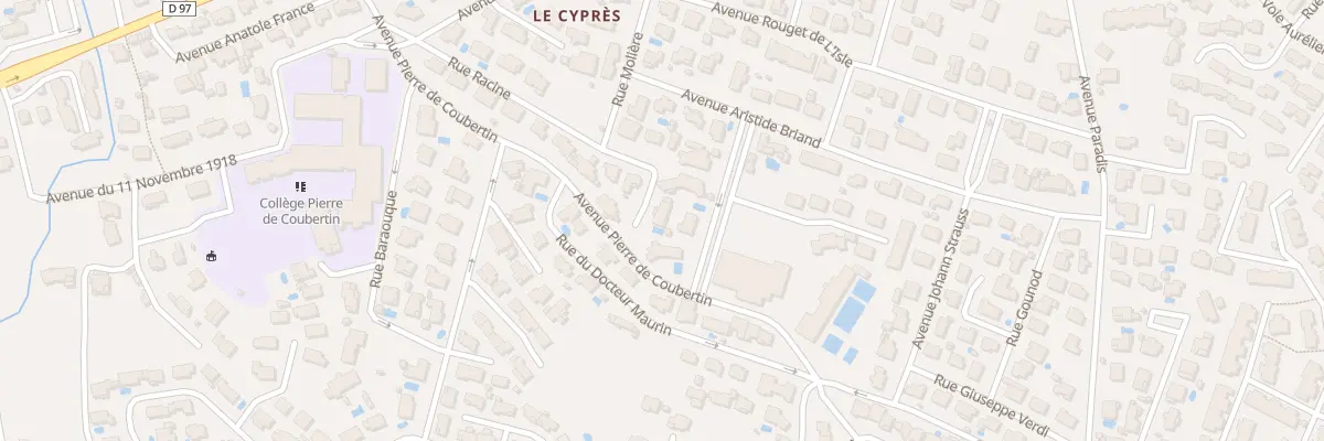 Plan du 13 Rue Racine au Luc