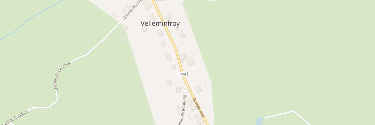 Plan du 29 Grande Rue à Velleminfroy