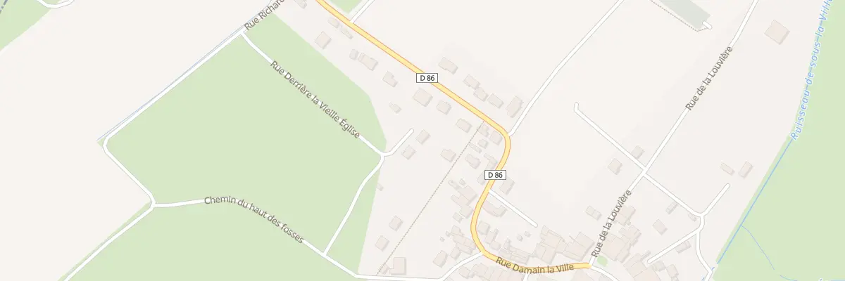 Plan du 5802 Derriere la Vieille Eglise à Velaine-sous-Amance