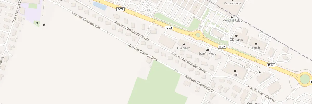 Plan du 30 Rue du Général de Gaulle à Houtaud